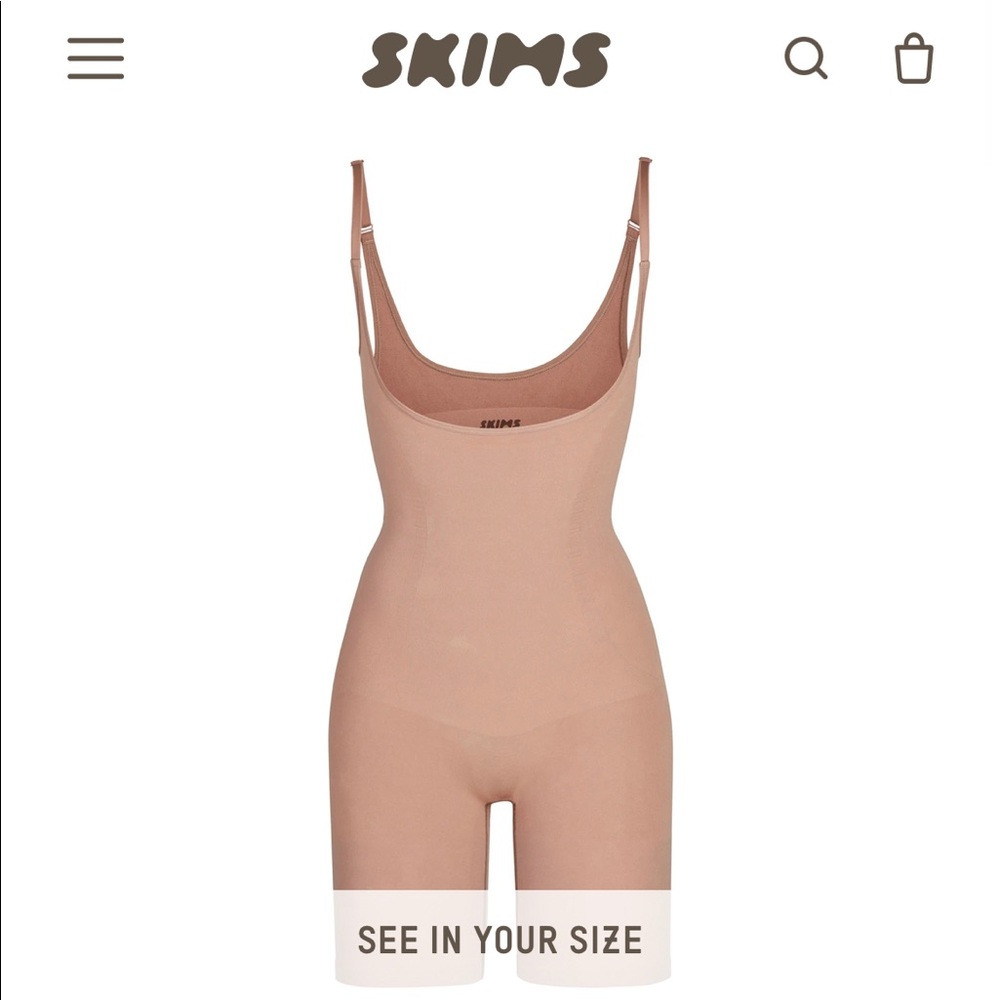 NEW SKIMS shape-wear in sienna (L/LX)